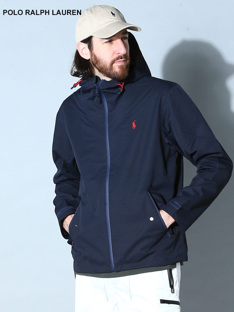 POLO RALPH LAUREN (ポロラルフローレン) ワンポイント フルジップ マウンテンパーカー POLO710861091 ブランド メンズ スウェット