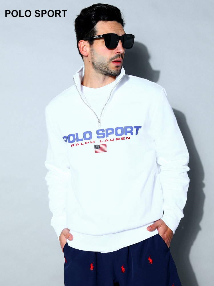 POLO RALPH LAUREN (ポロラルフローレン) 裏起毛 ハーフジップ 長袖 プルオーバー RL710835766 ブランド メンズ スウェット