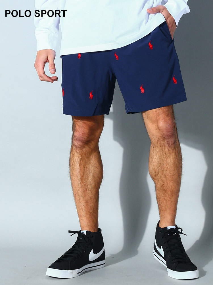 POLO RALPH LAUREN (ポロラルフローレン) 総柄 メッシュインナー スイムショーツ RL710835127 ブランド