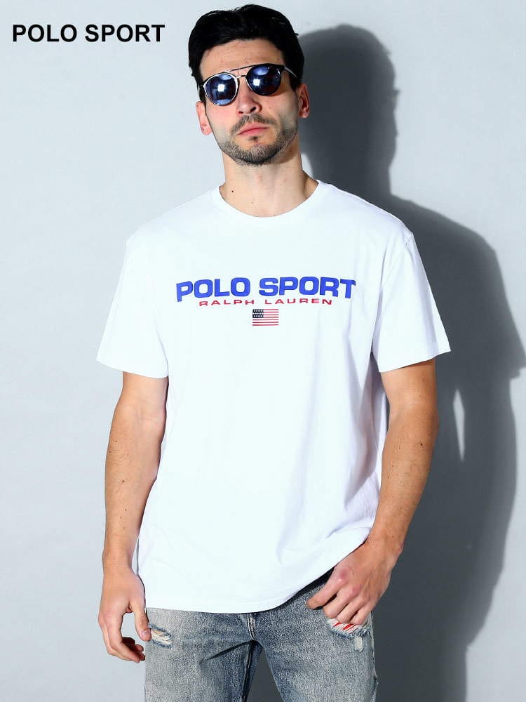 POLO RALPH LAUREN (ポロラルフローレン) ロゴプリント クルーネック 半袖 Tシャツ RL710750444 ブランド