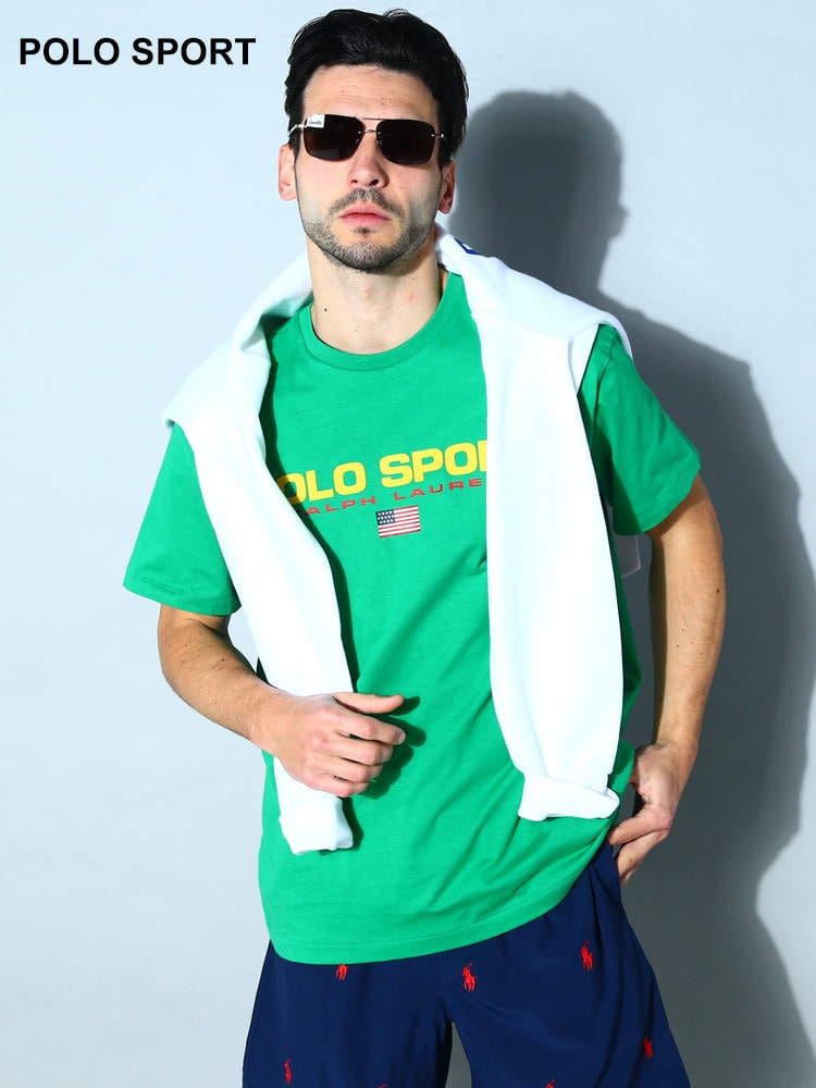 POLO RALPH LAUREN (ポロラルフローレン) ロゴプリント クルーネック 半袖 Tシャツ RL710750444