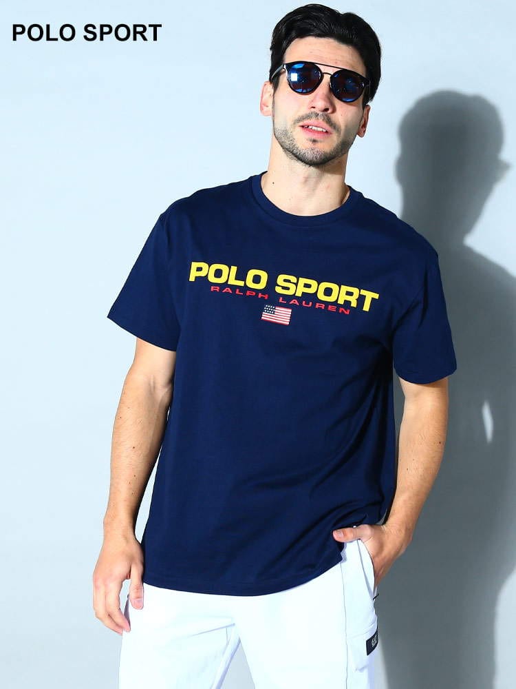 POLO RALPH LAUREN (ポロラルフローレン) ロゴプリント クルーネック 半袖 Tシャツ RL710750444
