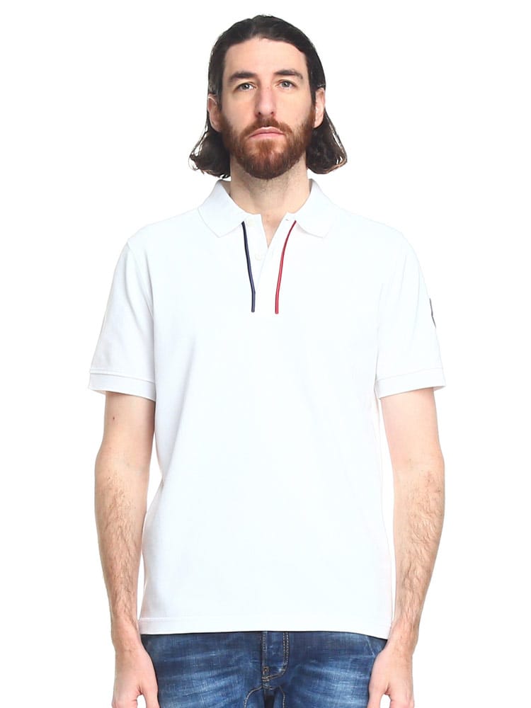 MONCLER (モンクレール) トリコロールライン 半袖 ポロシャツ 
