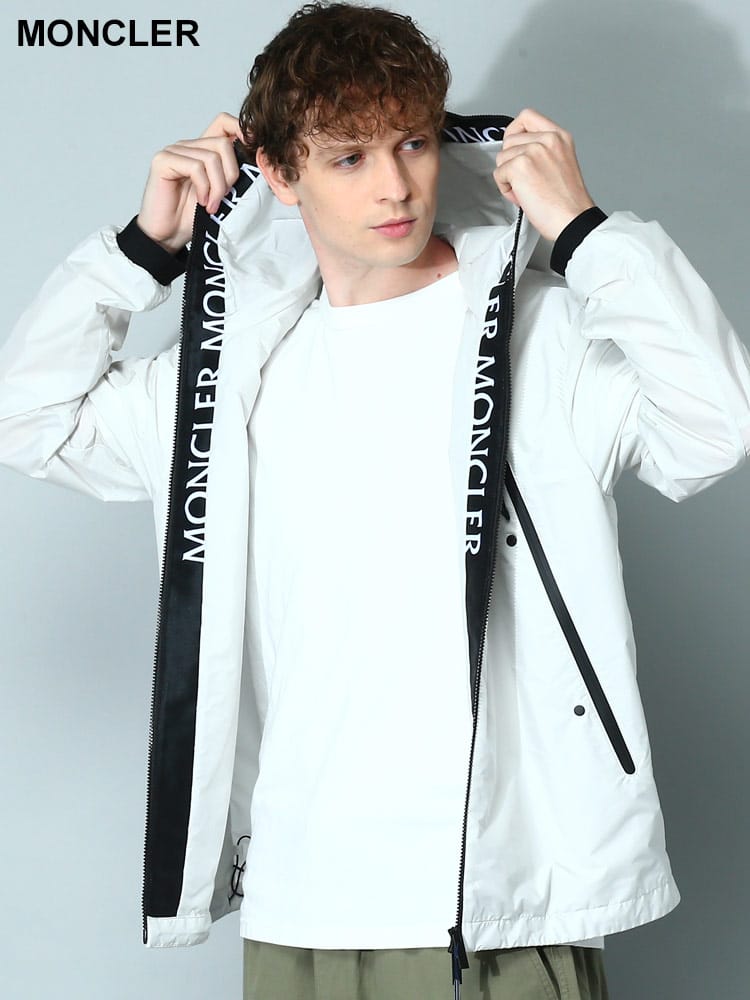 MONCLER (モンクレール) ロゴ フルジップ ウインドブレーカー Junichi MCJUNICHI3 メンズ ブランド