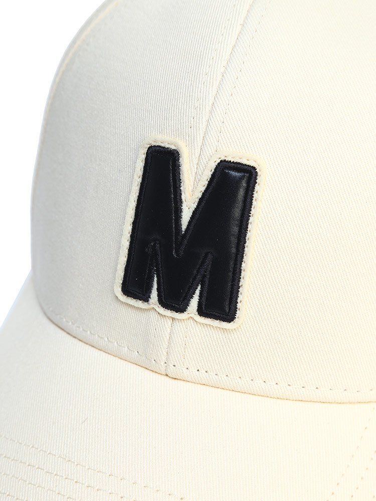 MONCLER (モンクレール) Mロゴ コットン キャップ メンズ ブランド 