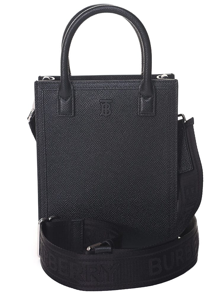 BURBERRY (バーバリー) モノグラムモチーフ レザー ミ二 ヴァー 