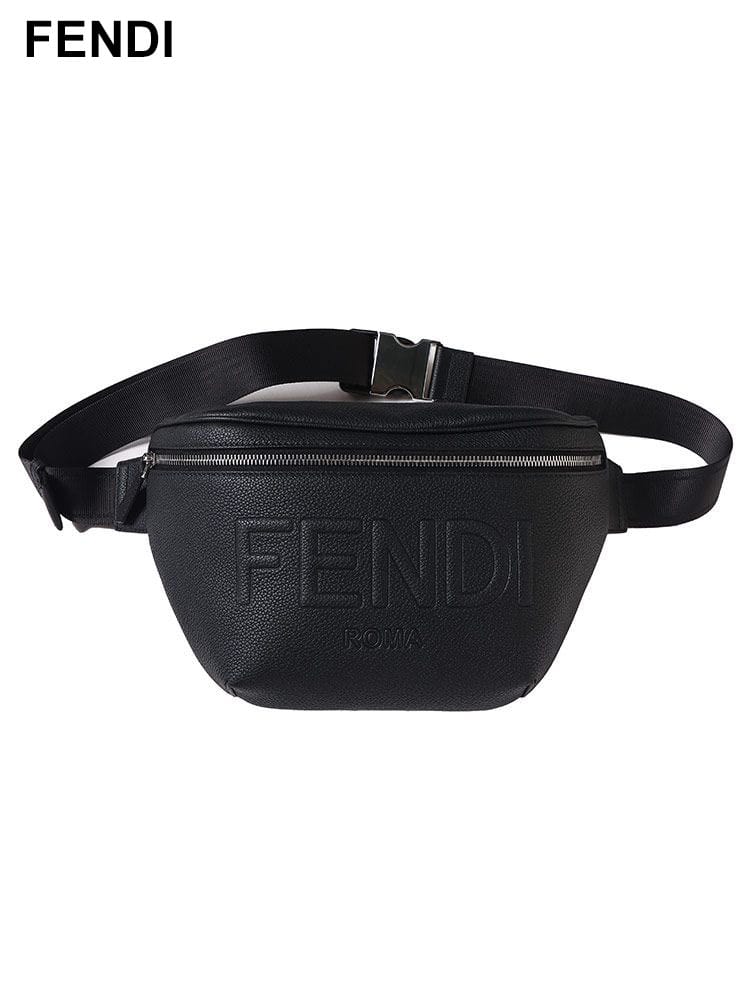 FENDI (フェンディ) 本革 エンボス ロゴ ベルトバッグ FD7VA562AMAC 
