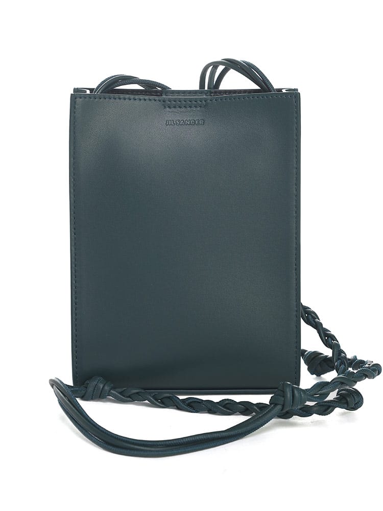 JIL SANDER (ジルサンダー) レザー スクエア ショルダーバッグ TANGLE 
