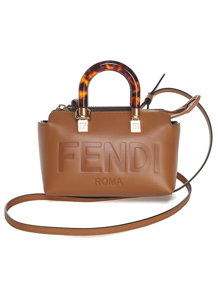 FENDI (フェンディ) レザー ボストンバッグ スモール バイ ザ ウェイ ミニ FDL8BS067ABVL