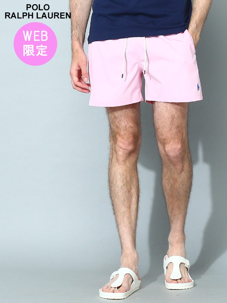 【オンラインストア限定】 POLO RALPH LAUREN (ポロ ラルフ ローレン) ワンポイント メッシュインナー スイムショーツ RL710910260 メンズ ブランド