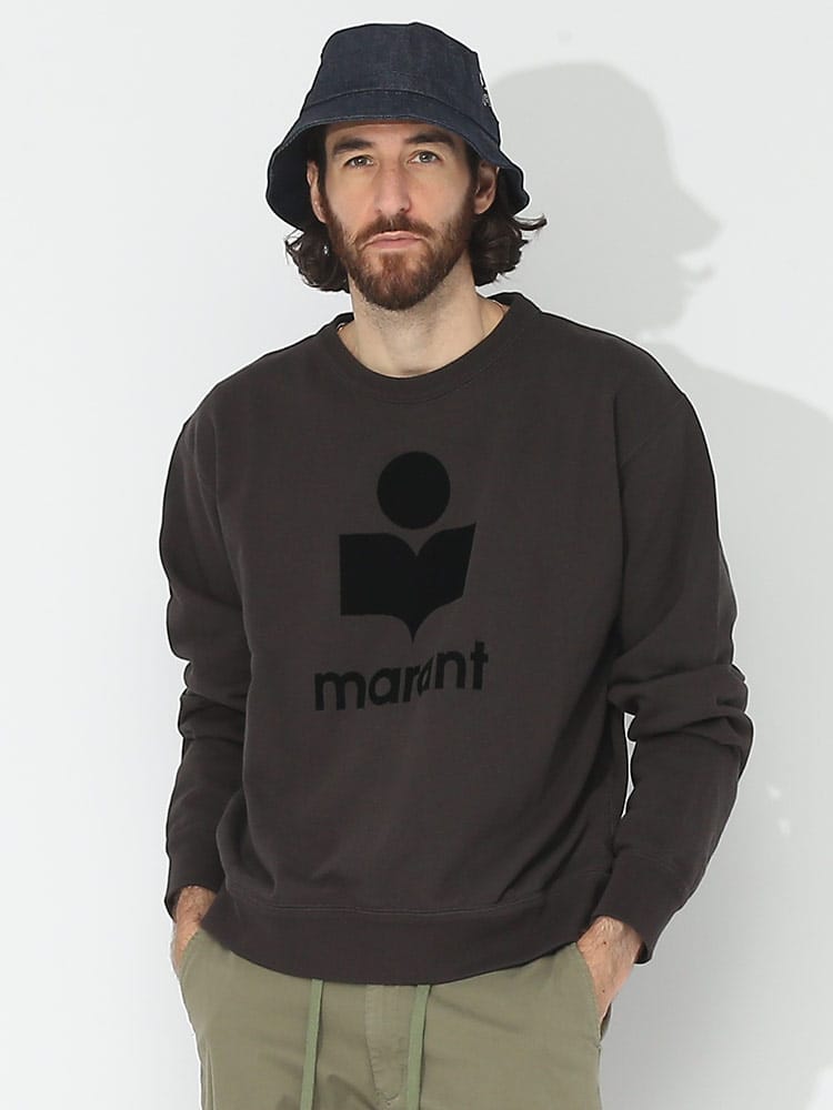 【オンラインストア限定】 ISABEL MARANT (イザベルマラン) フロントロゴ クルーネック トレーナー MIKOY IMW0029HAA1M05H ブランド メンズ 男性 トップス