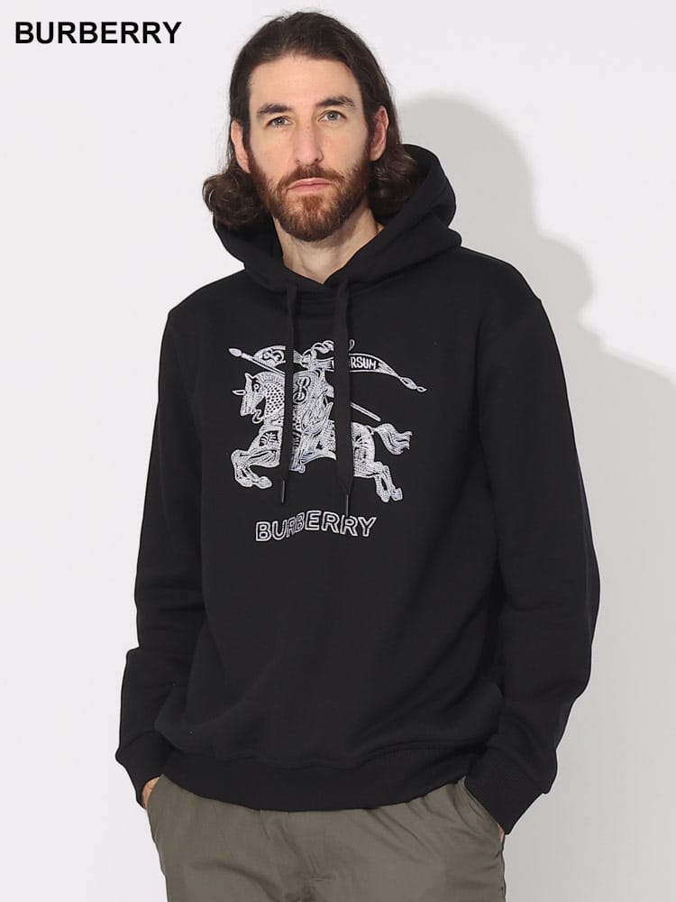 BURBERRY (バーバリー) エンブロイダリーEKD コットンフーディー BB8072776 ブランド メンズ 男性 トップス