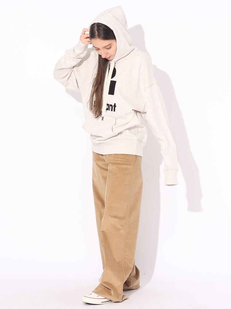ISABEL MARANT (イザベルマラン) BIGロゴ プルオーバー パーカー 