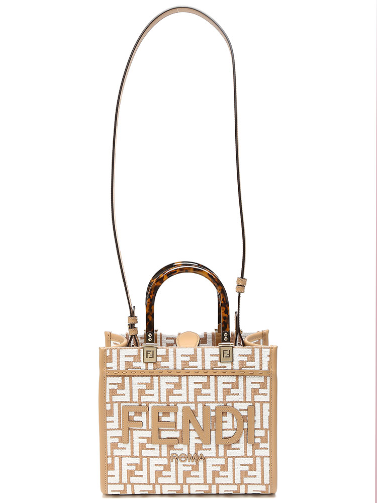 FENDI (フェンディ) ロゴ ハンドバッグ フェンディ サンシャイン 