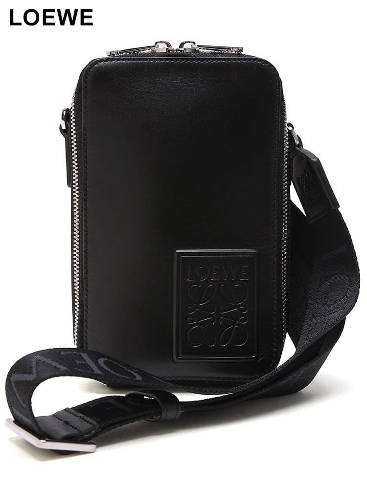 LOEWE (ロエベ) サテンカーフ バーティカル クロスボディポケット レディース LEC565S59X01 ブランド メンズ 男性 バッグ 鞄 ボディバッグ ショルダー