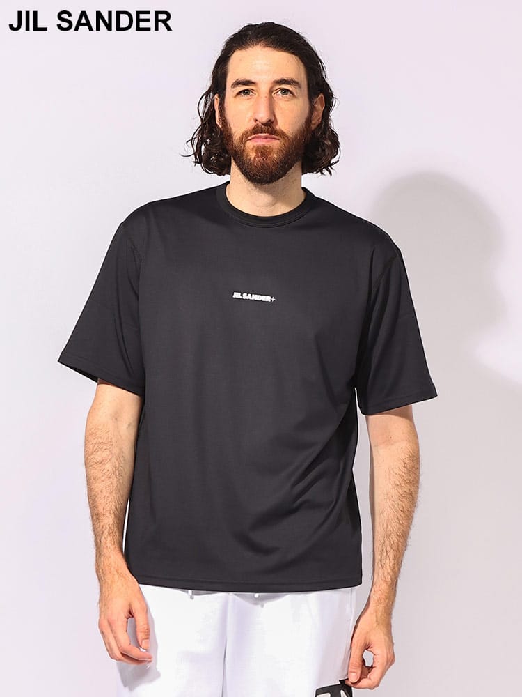 JIL SANDER (ジルサンダー) ワンポイントロゴ ラッシュガード 半袖 Ｔシャツ JLGC0023J20033 メンズ 水着
