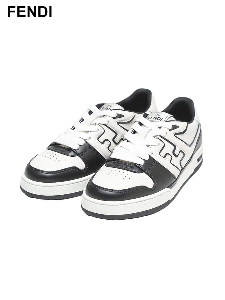 FENDI (フェンディ) レザー フェンディ マッチ スニーカー