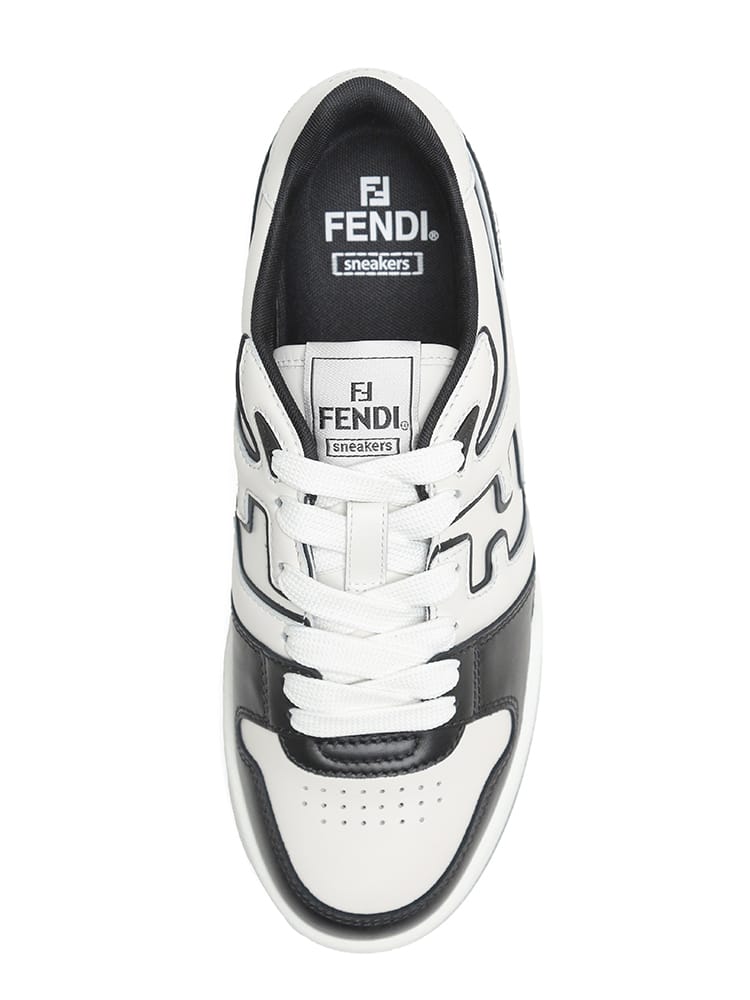 FENDI (フェンディ) レザー フェンディ マッチ スニーカー