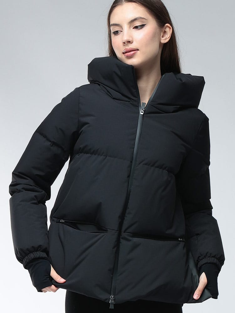 HERNO (ヘルノ) フード スリット フルジップ ダウンジャケット LAMINAR 2 LAYER WINDSTOPPER HRLPI002045D レディース