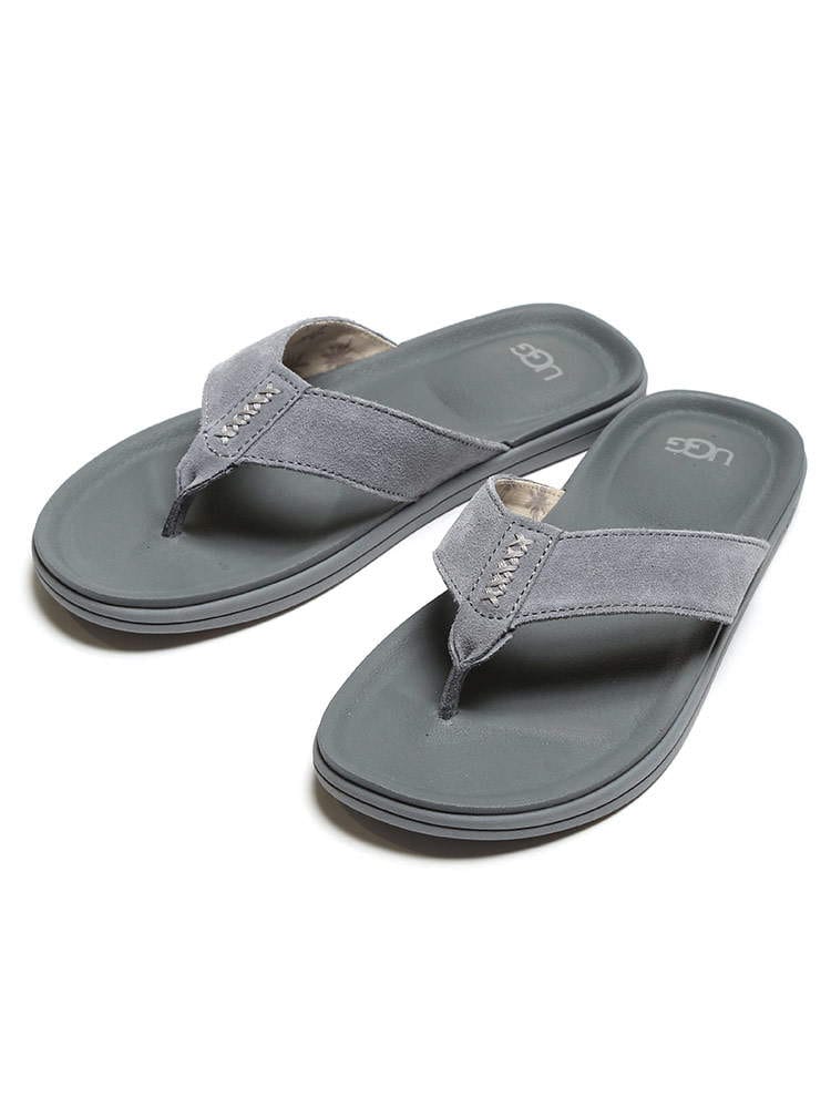 UGG Australia (アグ オーストラリア) スエードス トラップ ロゴ ビーチサンダル メンズ ブランド 大きいサイズ BROOKSIDE FLIP UGG1113091 22fd IP