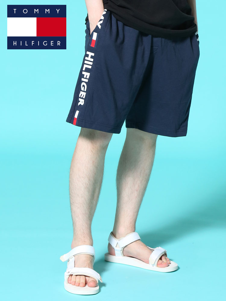 トミーヒルフィガー パンツ TOMMY HILFIGER サイドロゴプリント