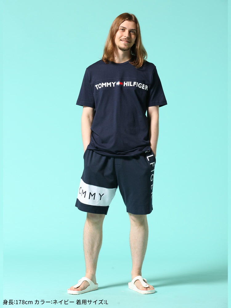 トミーヒルフィガー Tシャツ TOMMY HILFIGER トミー 綿100％ ロゴプリント クルーネック 半袖 Tシャ【サカゼン公式通販】