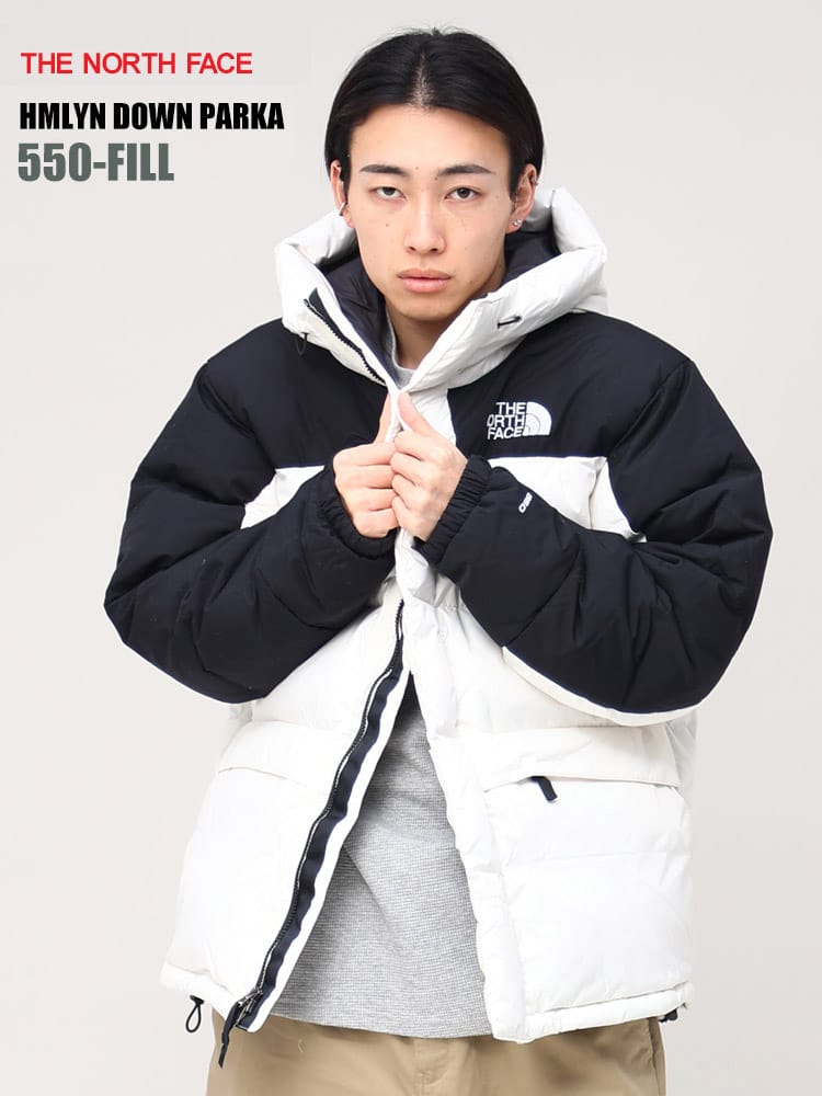 THE NORTH FACE (ザノースフェイス) フード フルジップ ダウンジャケット HMLYN DOWN PARKA 550