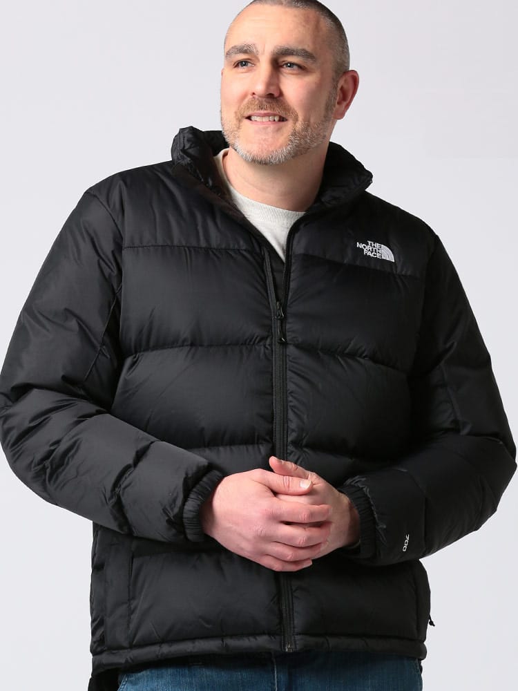 大きいサイズ メンズ THE NORTH FACE (ザ ノースフェイス) スタンド フルジップ ダウンジャケット DIABLO DOWN JACKET 700