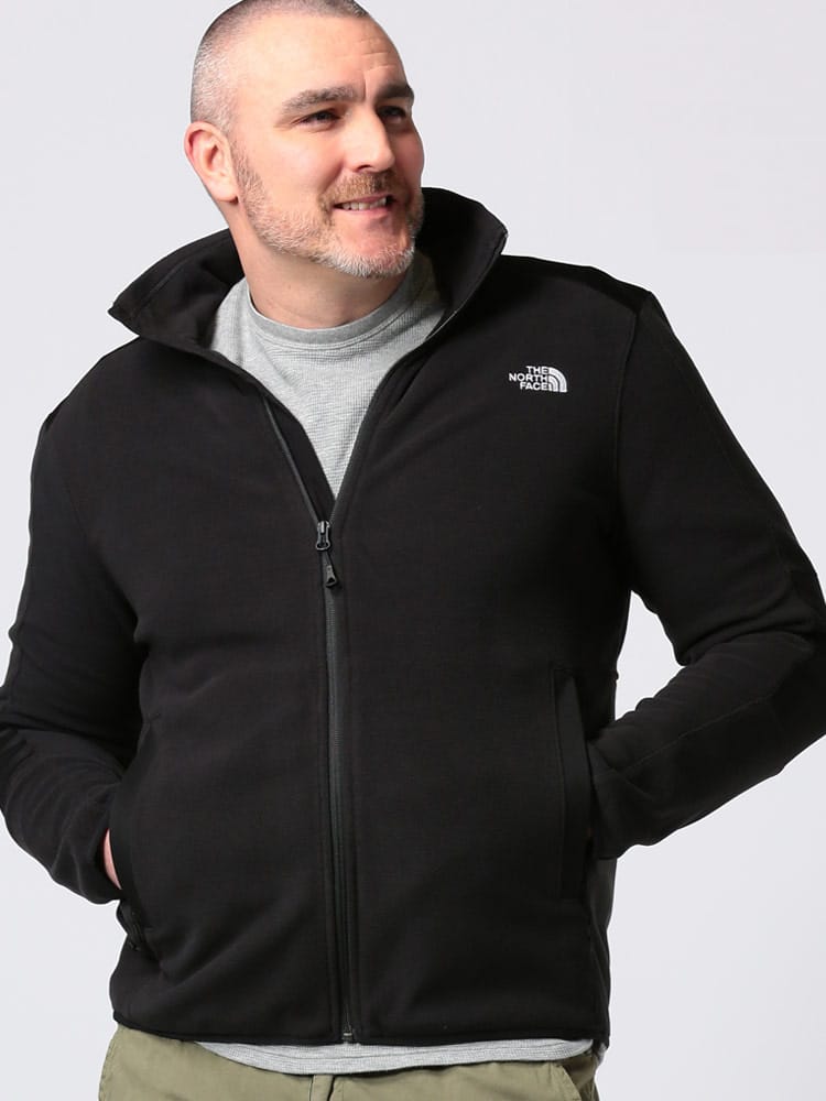 大きいサイズ メンズ THE NORTH FACE (ザ ノースフェイス) 切り替え フリース フルジップ ジャケット DIABLO FLEECE JACKET POLARTEC