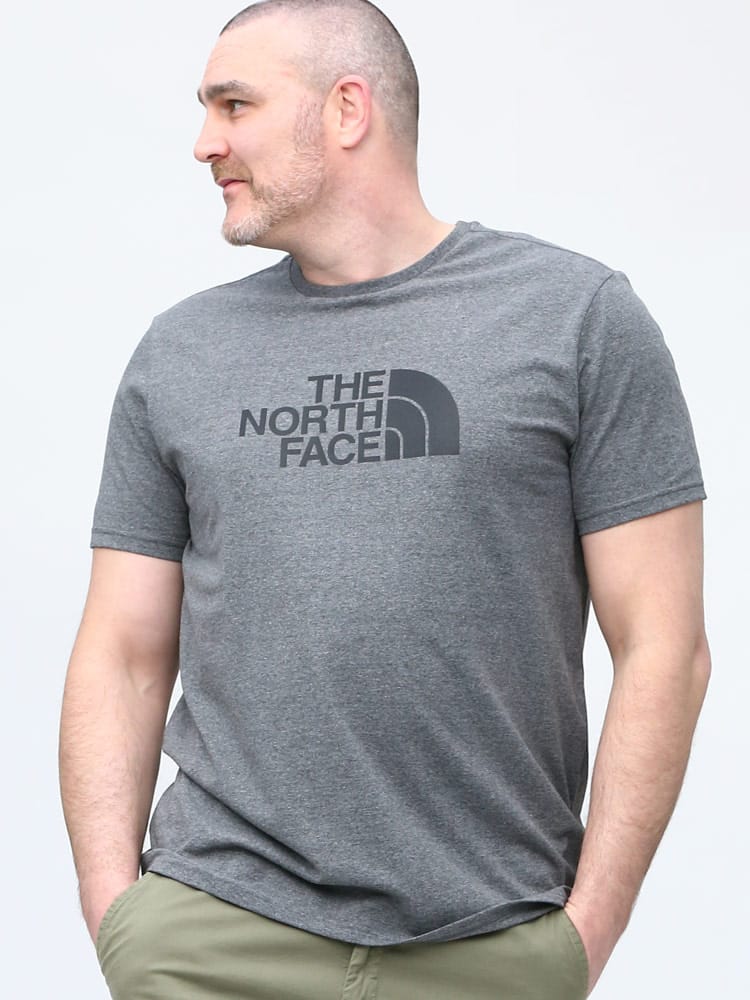 大きいサイズ メンズ THE NORTH FACE (ザ ノースフェイス) ロゴプリント クルーネック 半袖 Tシャツ S/S EASY TEE