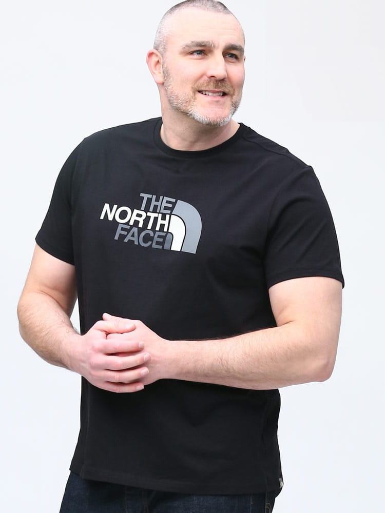 大きいサイズ メンズ THE NORTH FACE (ザ ノースフェイス) ロゴプリント クルーネック 半袖 Tシャツ S/S EASY TEE