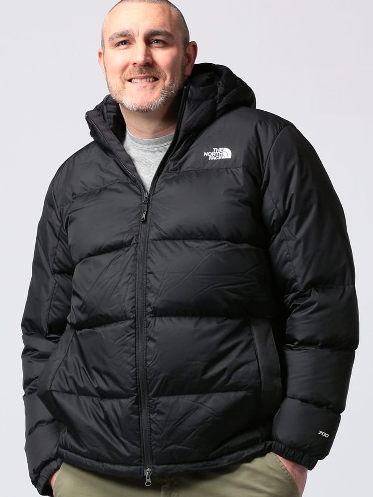 大きいサイズ メンズ THE NORTH FACE (ザ ノースフェイス) フード フルジップ ダウンジャケット DIABLO DOWN HOODIE 700