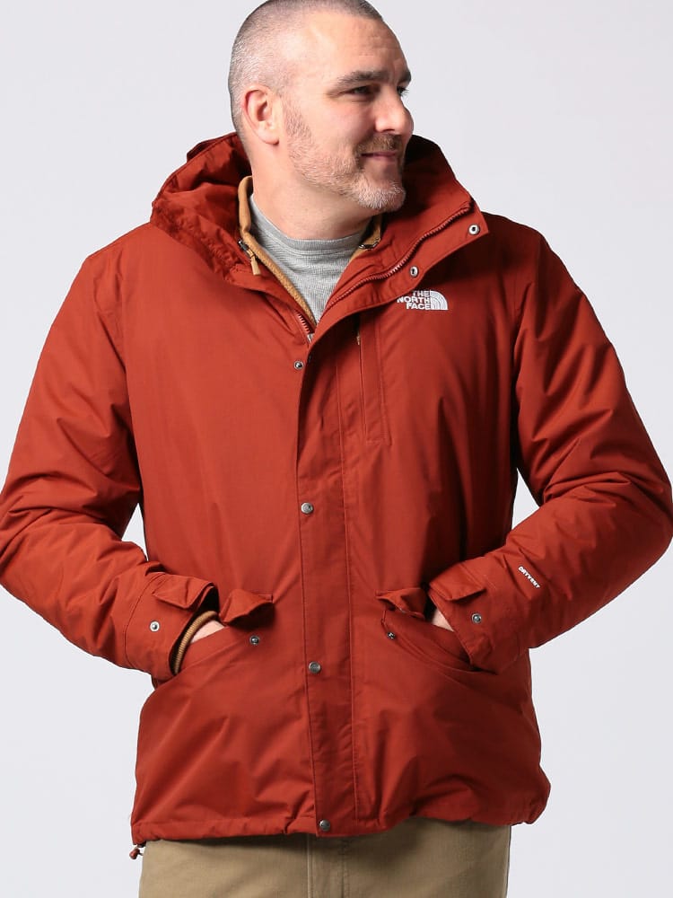 大きいサイズ メンズ THE NORTH FACE (ザ ノースフェイス) 3WAY フリースライナー フード ジャケット PINECROFT TRICLIMATE JACKET DRYVENT