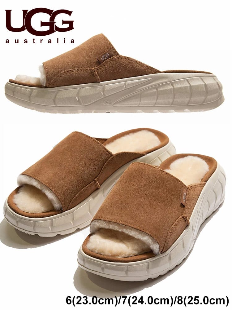 UGG australia (アグオーストラリア) スエード シープスキン サンダル WESTSIDER SLIDE UGGL1118135