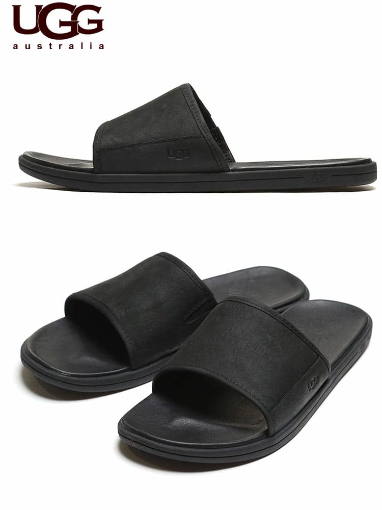UGG Australia (アグ オーストラリア) レザー スライドサンダル SEASIDE SLIDE UGG1117656