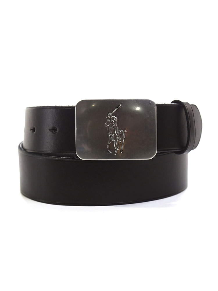 POLO RALPH LAUREN (ポロ ラルフローレン) ロゴプレート レザー ベルト RL405761965 ブランド