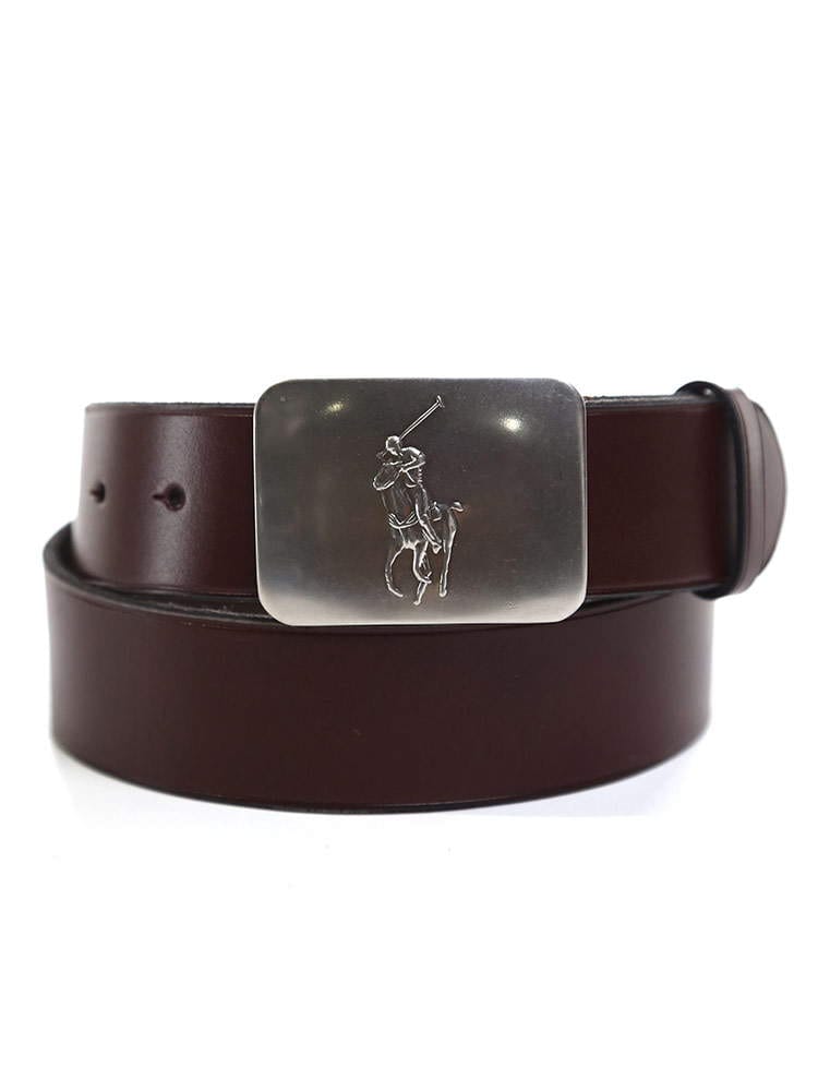 POLO RALPH LAUREN (ポロ ラルフローレン) ロゴプレート レザー ベルト RL405761965 ブランド