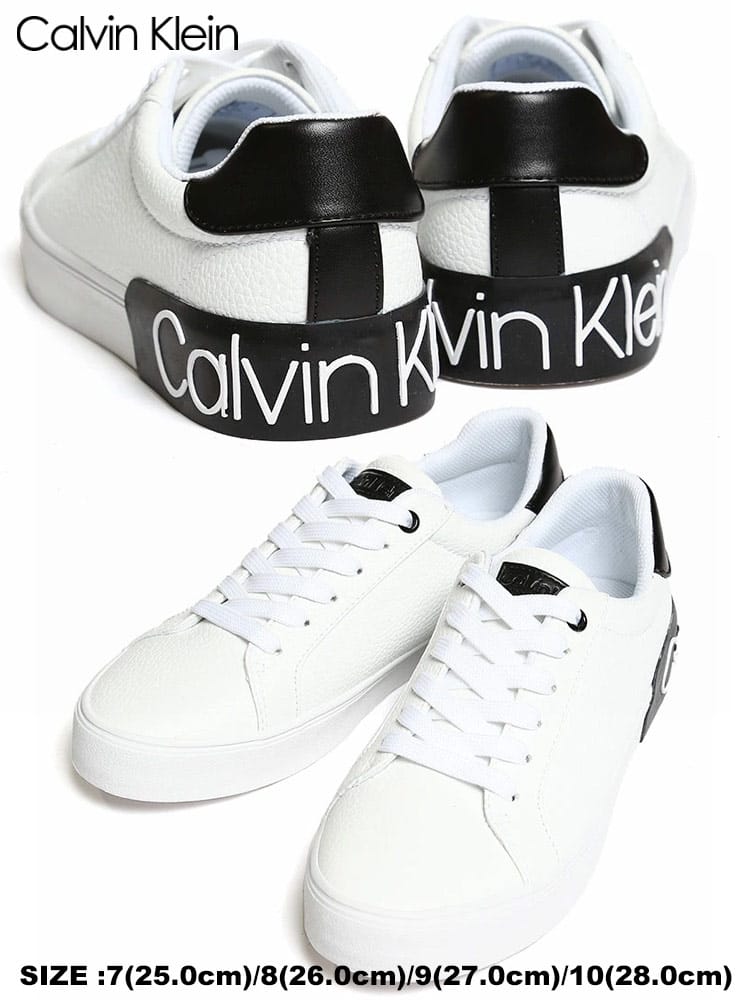 Calvin Klein (カルバンクライン) ソールロゴ ローカットスニーカー CKCMRILEY