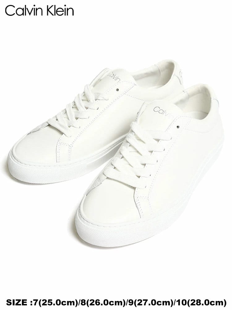 Calvin Klein (カルバンクライン) モノトーン ローカットスニーカー CKCMADRIEN