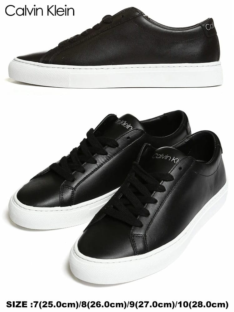 Calvin Klein (カルバンクライン) モノトーン ローカットスニーカー CKCMADRIEN