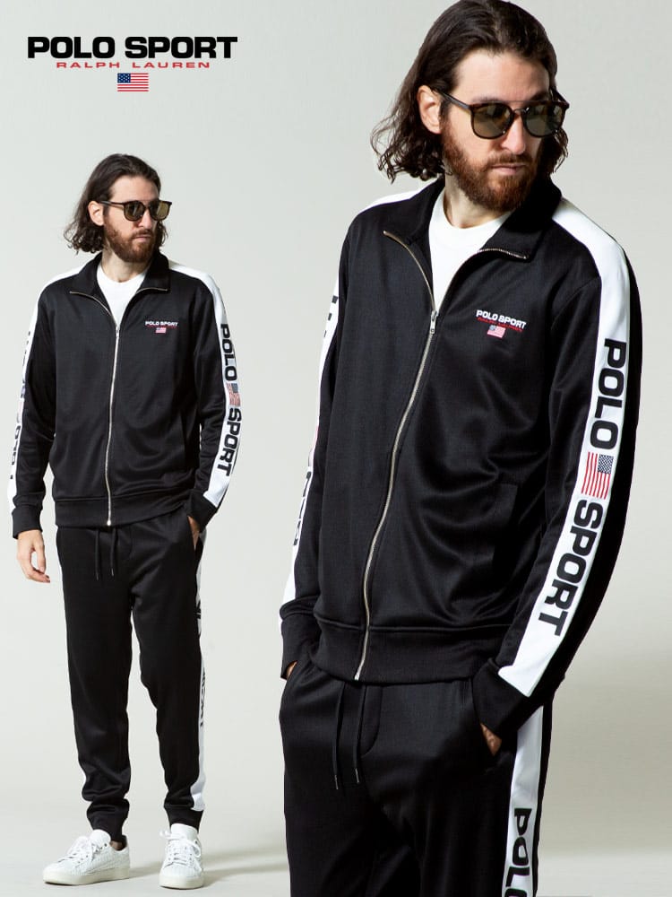 Polo Ralph Lauren (ポロ ラルフローレン) 裏起毛 アームプリント フルジップ ジャケット RL710835551