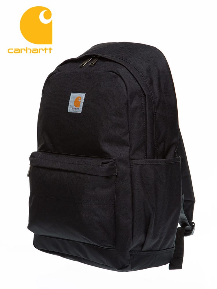 Carhartt (カーハート) 耐久性 撥水加工 ロゴ ジップ バックパック バッグ Essential 21L Laptop Backpack