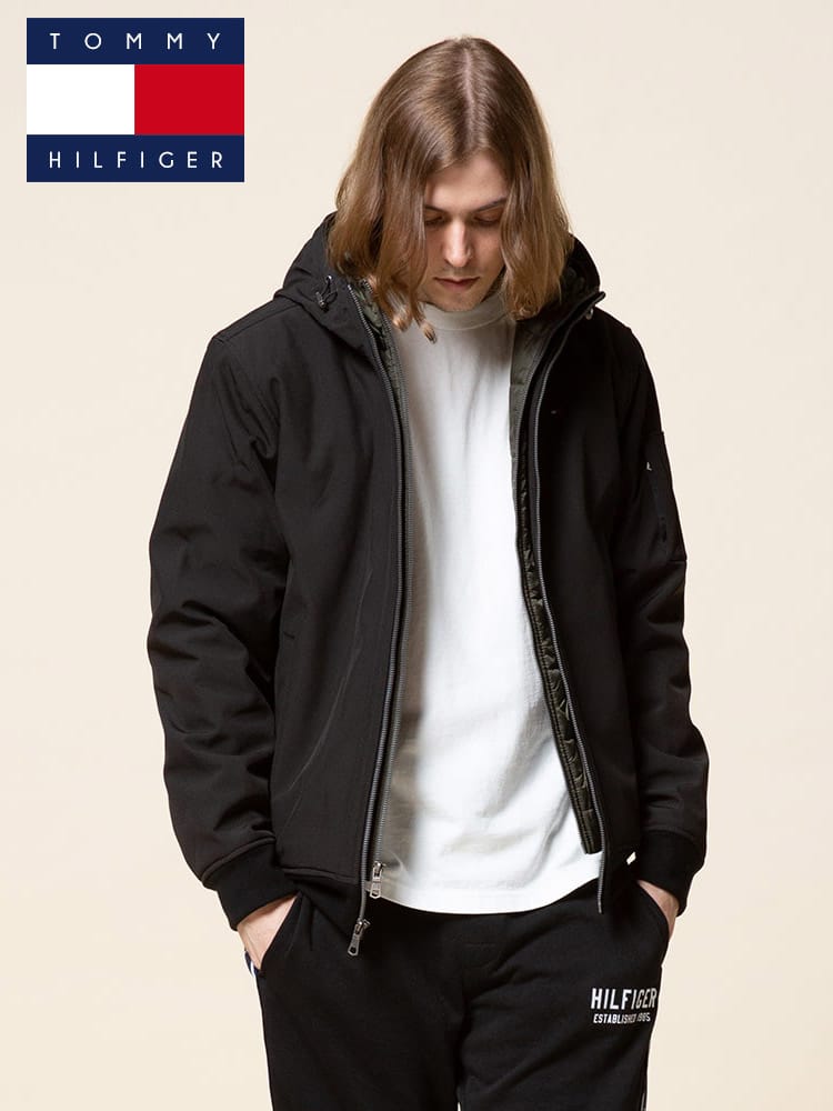 TOMMY HILFIGER (トミーヒルフィガー) 撥水 防風 2重ジップ 中綿 