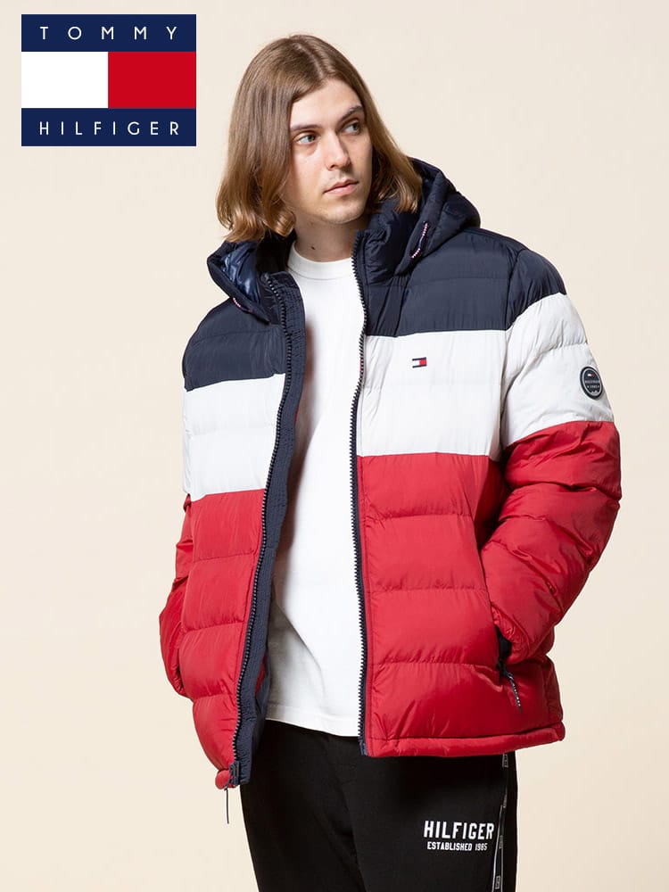 TOMMY HILFIGER (トミーヒルフィガー) 防風 フード フルジップ 中綿 