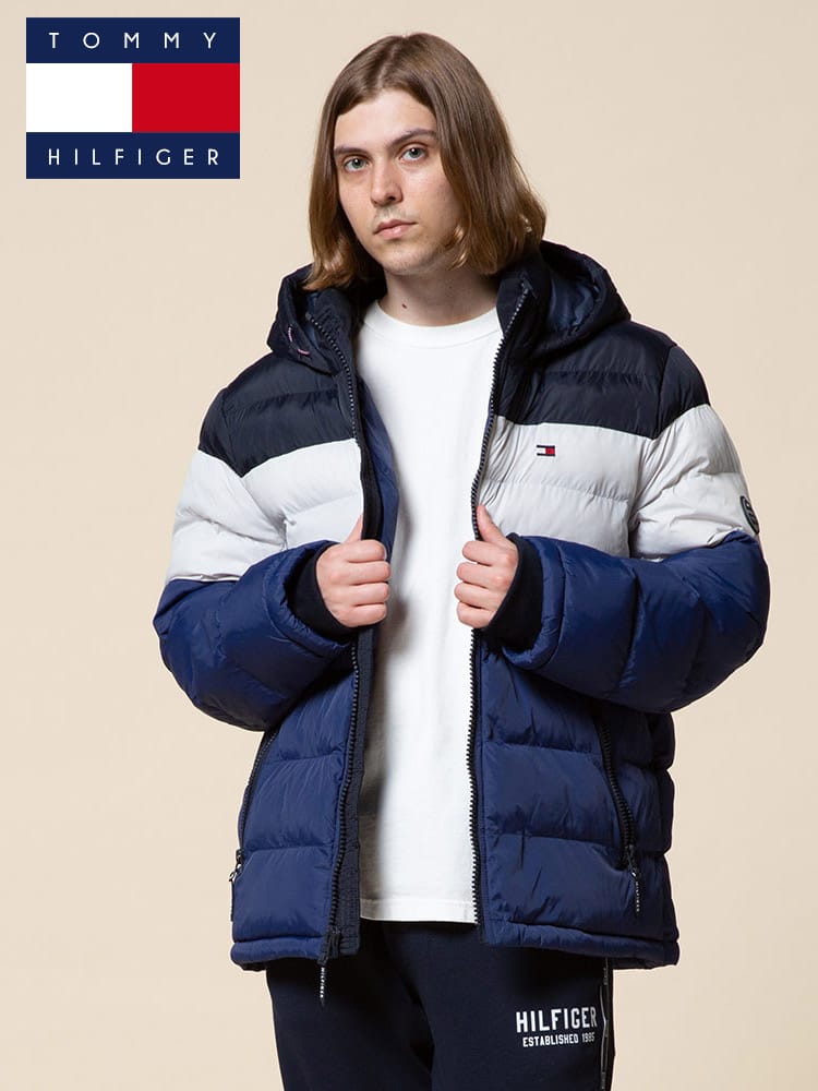 TOMMY HILFIGER (トミーヒルフィガー) 防風 フード フルジップ 中綿 