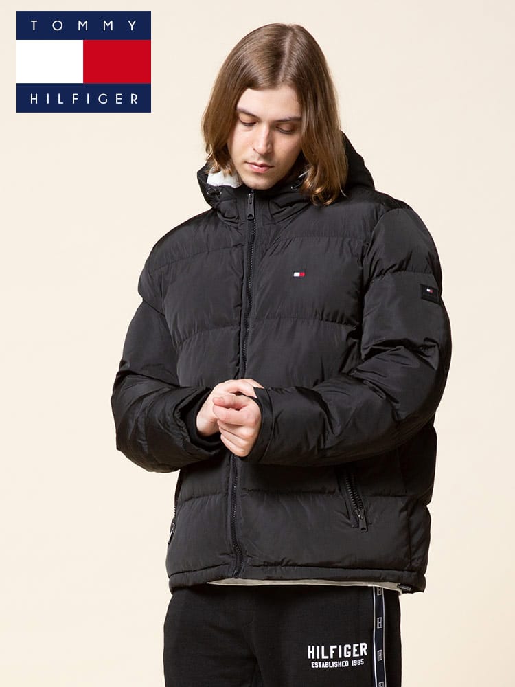 TOMMY HILFIGER (トミーヒルフィガー) 防風 フード裏ボア フルジップ 