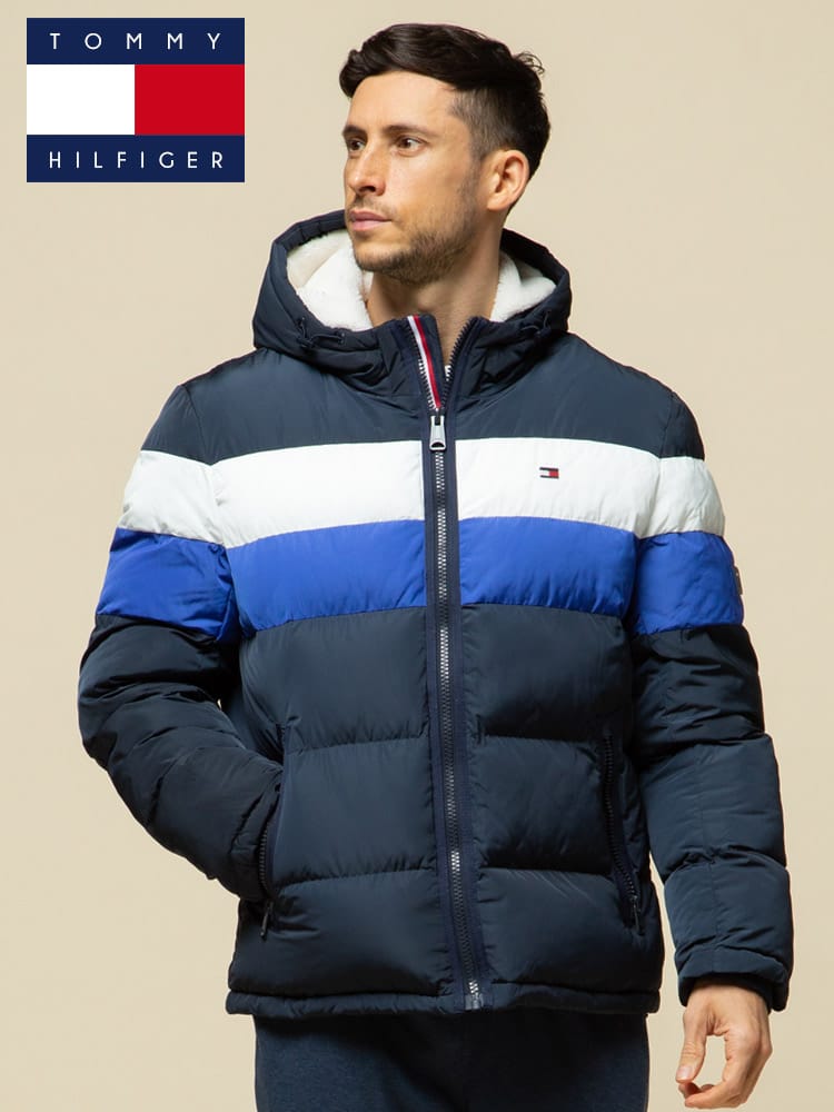 TOMMY HILFIGER (トミーヒルフィガー) 防風 フード裏ボア フルジップ 