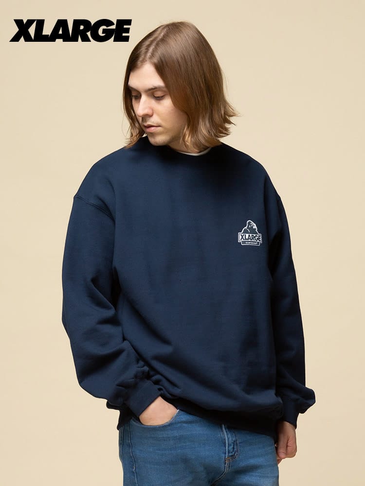 XLARGE (エクストララージ) バックBIGロゴ クルーネック スウェット トレーナー
