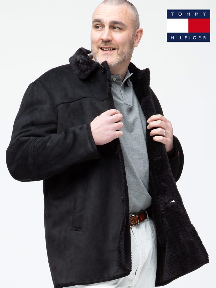 大きいサイズ メンズ TOMMY HILFIGER (トミーヒルフィガー) 裏ファー 