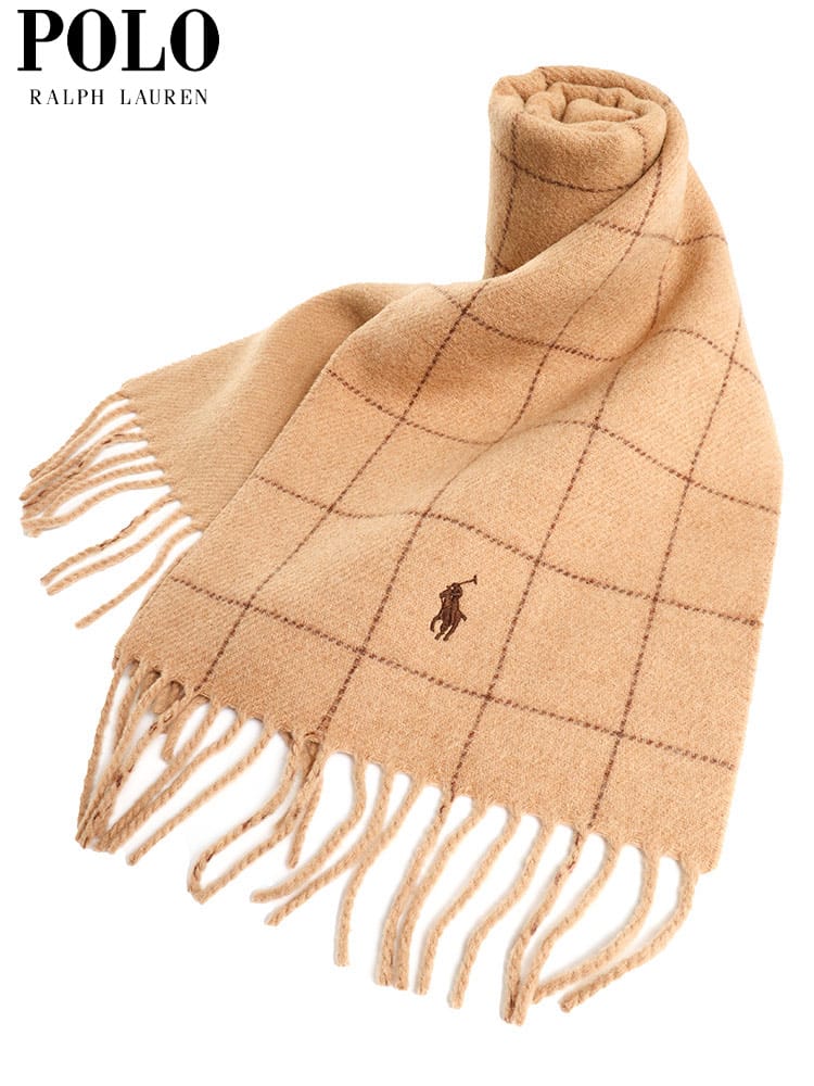 ポロ ラルフローレン メンズ マフラー POLO RALPH LAUREN ブランド ストール リバーシブル ウィンドペン レディース ギフト プレゼント RLPC0743F2